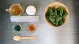 Antipijnremedie met spinazie, spirulina, honing en groene thee