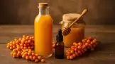 Duindoorn, honing en propolis siroop